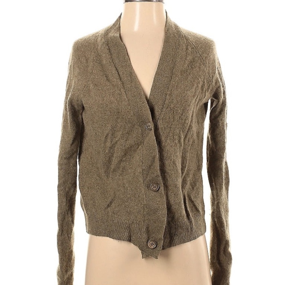 100% cashmere cardigan sweater size small
